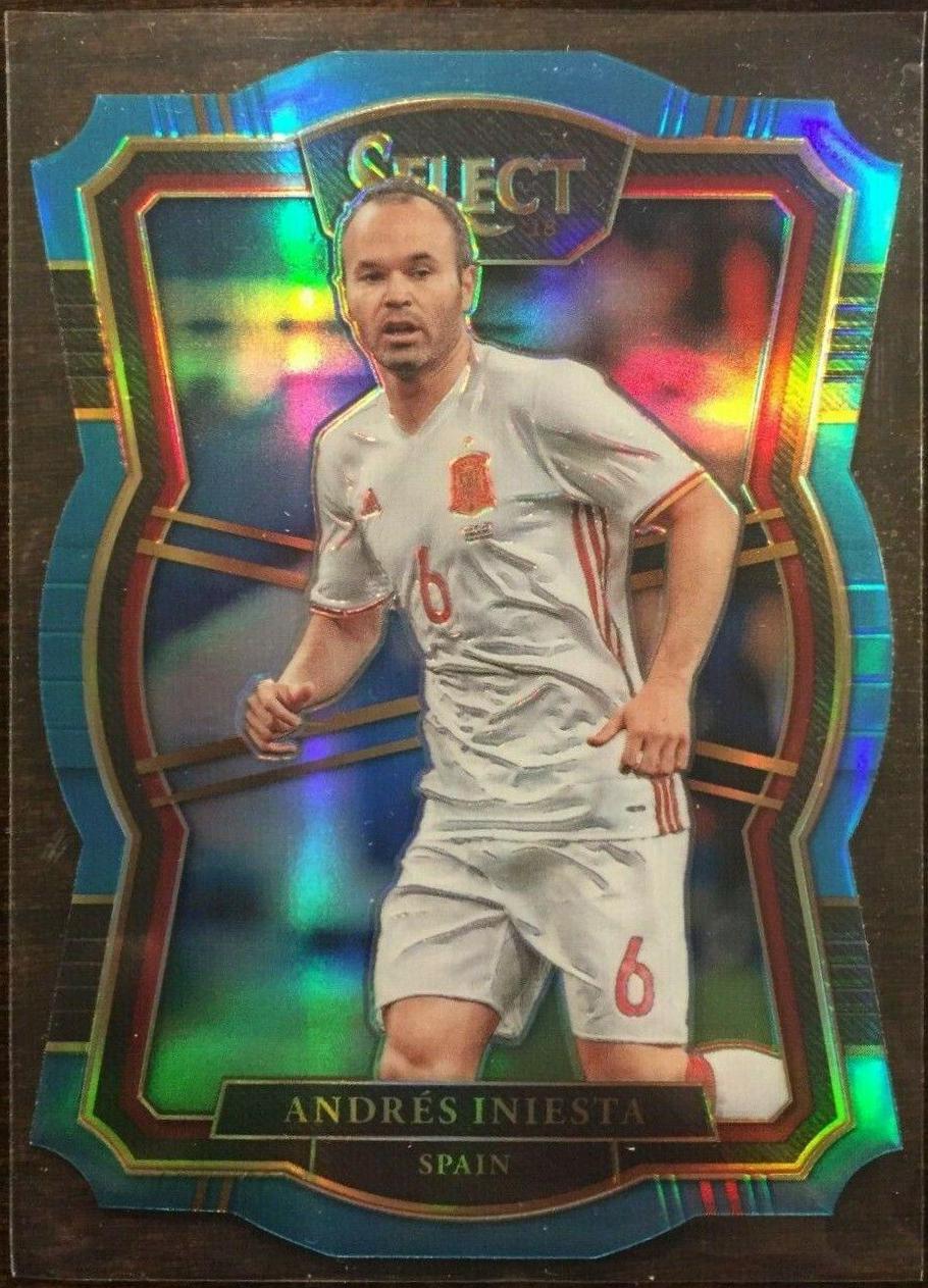 Andres Iniesta [Light Blue Die Cut] #180