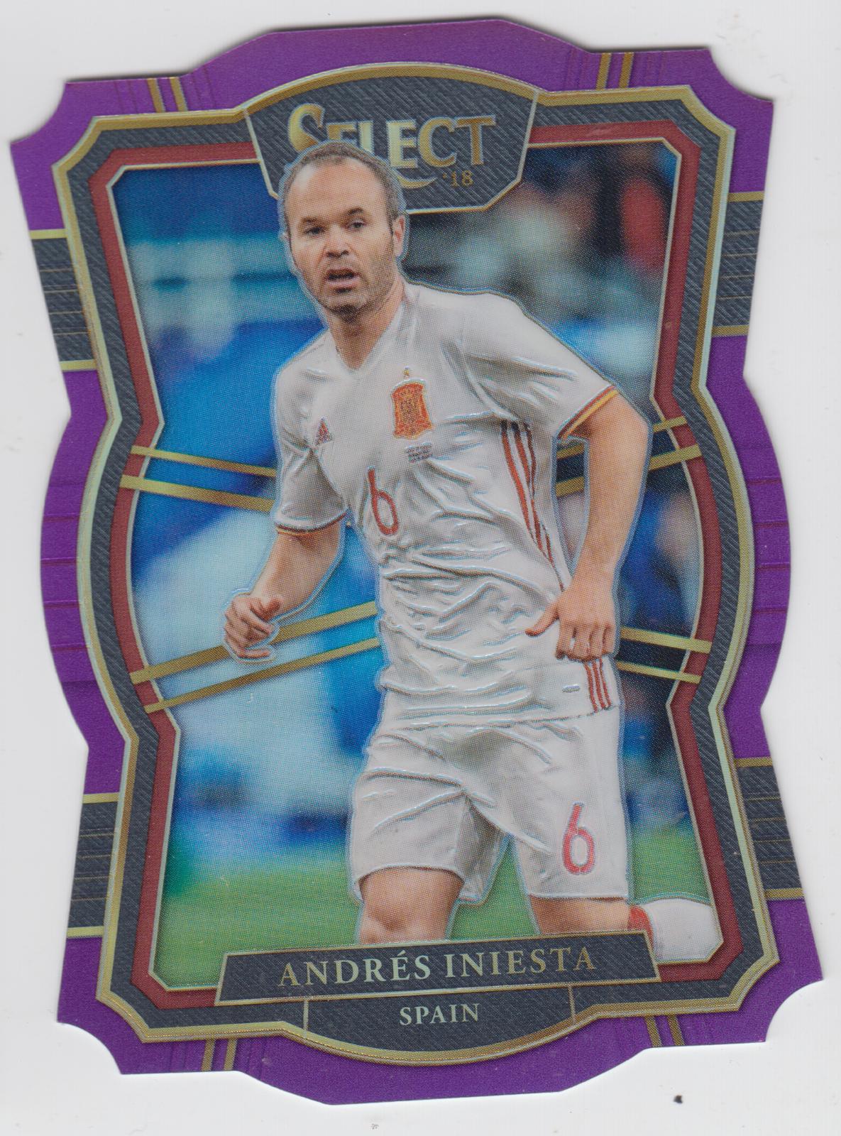 Andres Iniesta [Purple Die Cut] #180