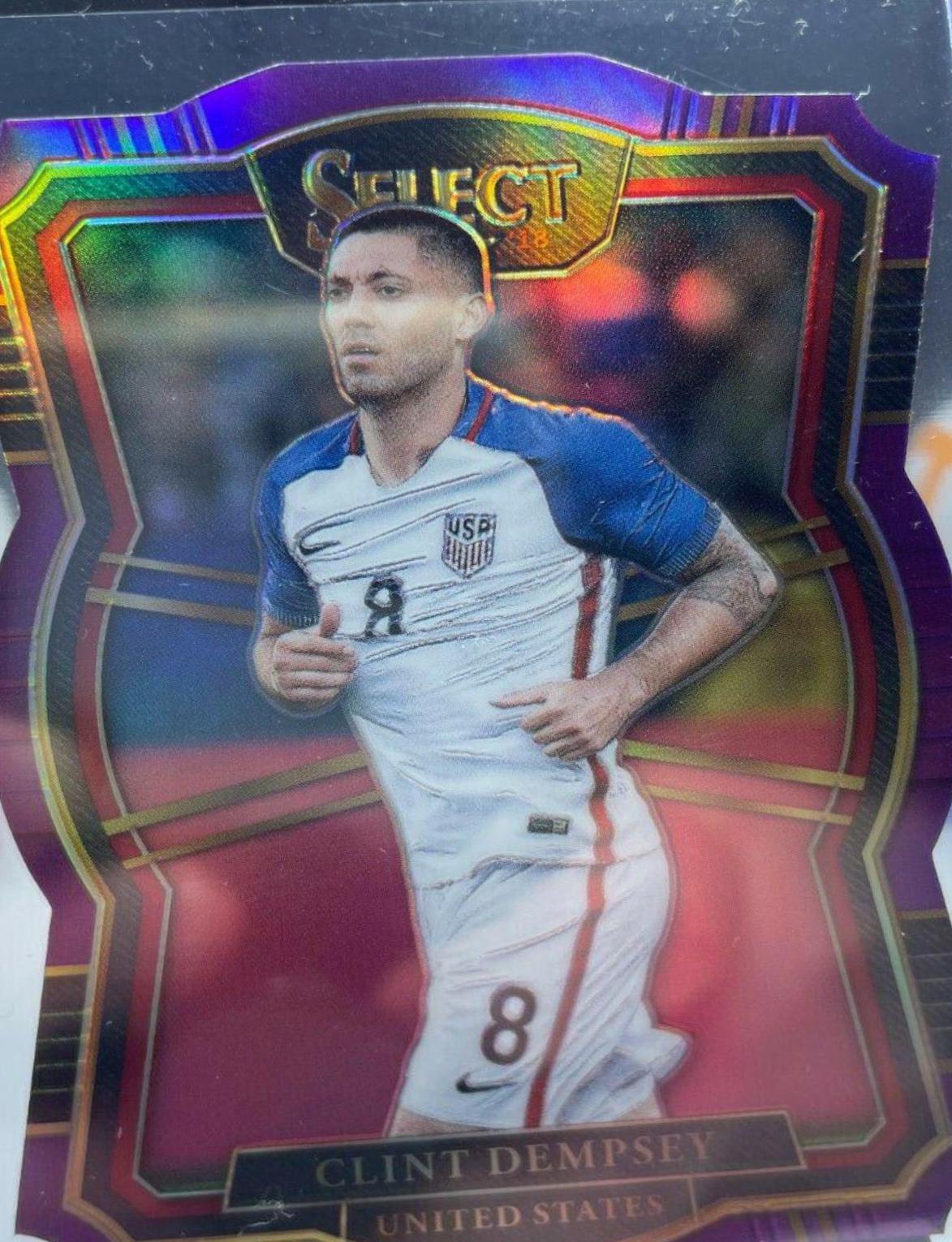 Clint Dempsey [Purple Die Cut] #154