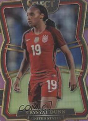 Crystal Dunn [Purple Die Cut] #177