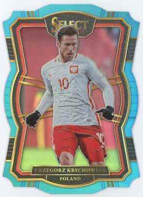 Grzegorz Krychowiak [Light Blue Die Cut] #142
