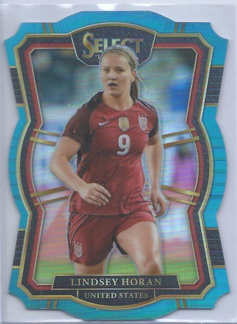 Lindsey Horan [Light Blue Die Cut] #129