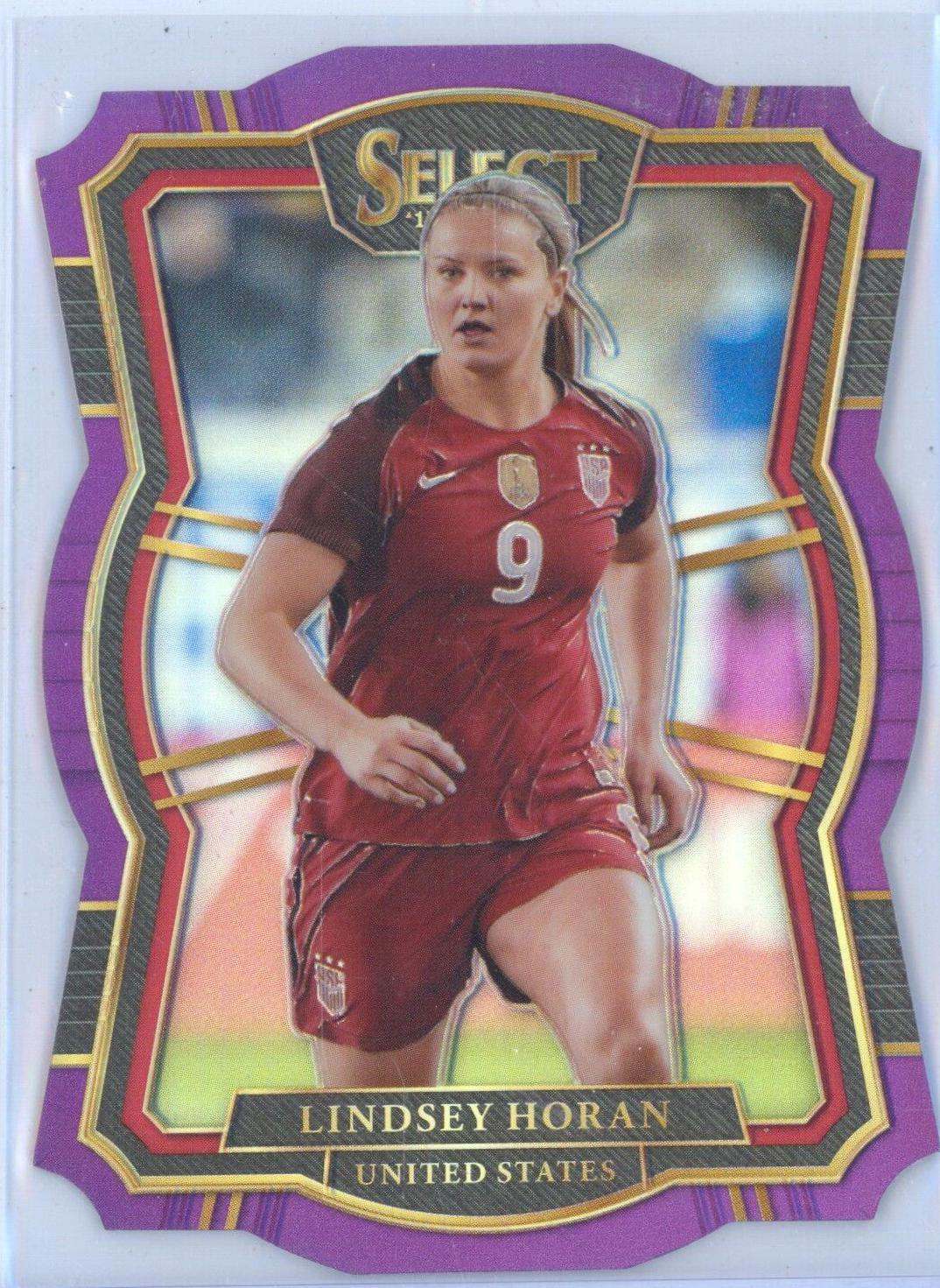 Lindsey Horan [Purple Die Cut] #129