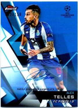Alex Telles [Autograph Blue Refractor] #92
