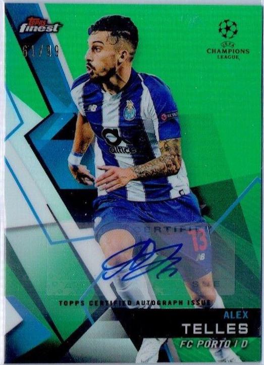 Alex Telles [Autograph Green Refractor] #92