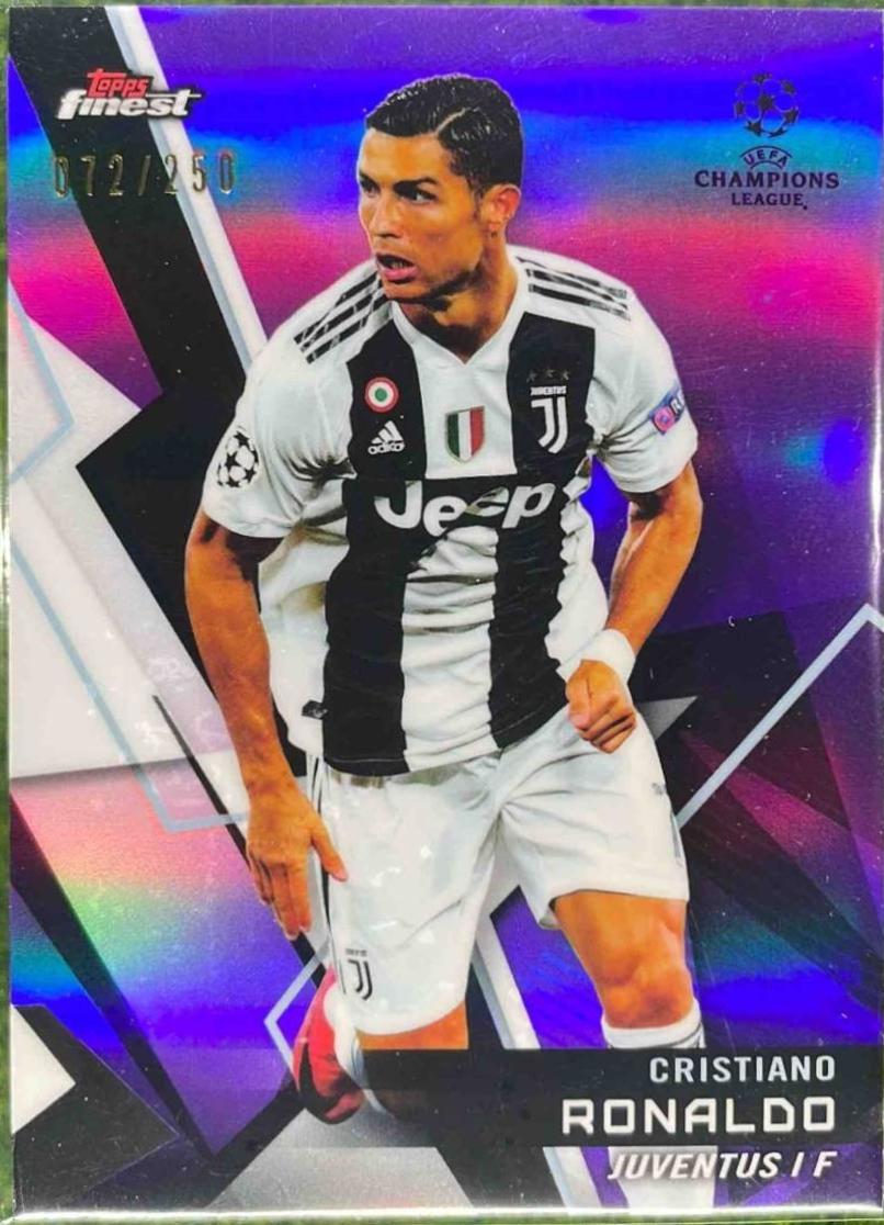 Cristiano Ronaldo [Purple Refractor] #100