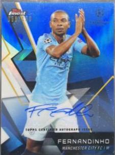 Fernandinho [Autograph Blue Refractor] #6