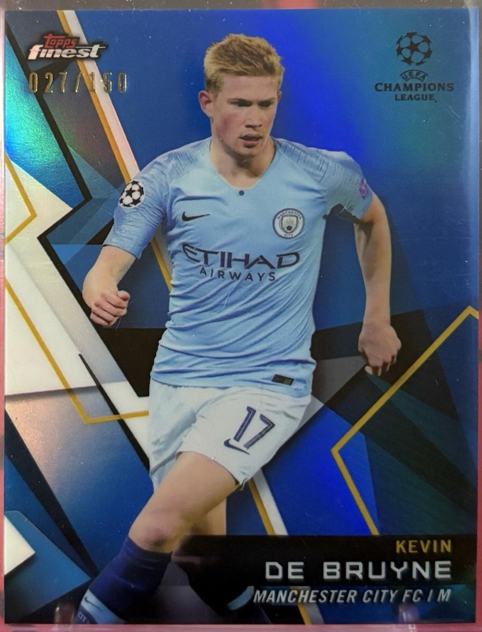Kevin De Bruyne [Blue Refractor] #25