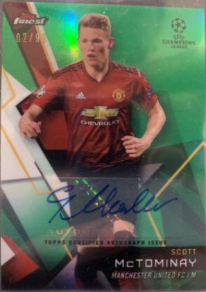 Scott McTominay [Autograph Green Refractor] #16