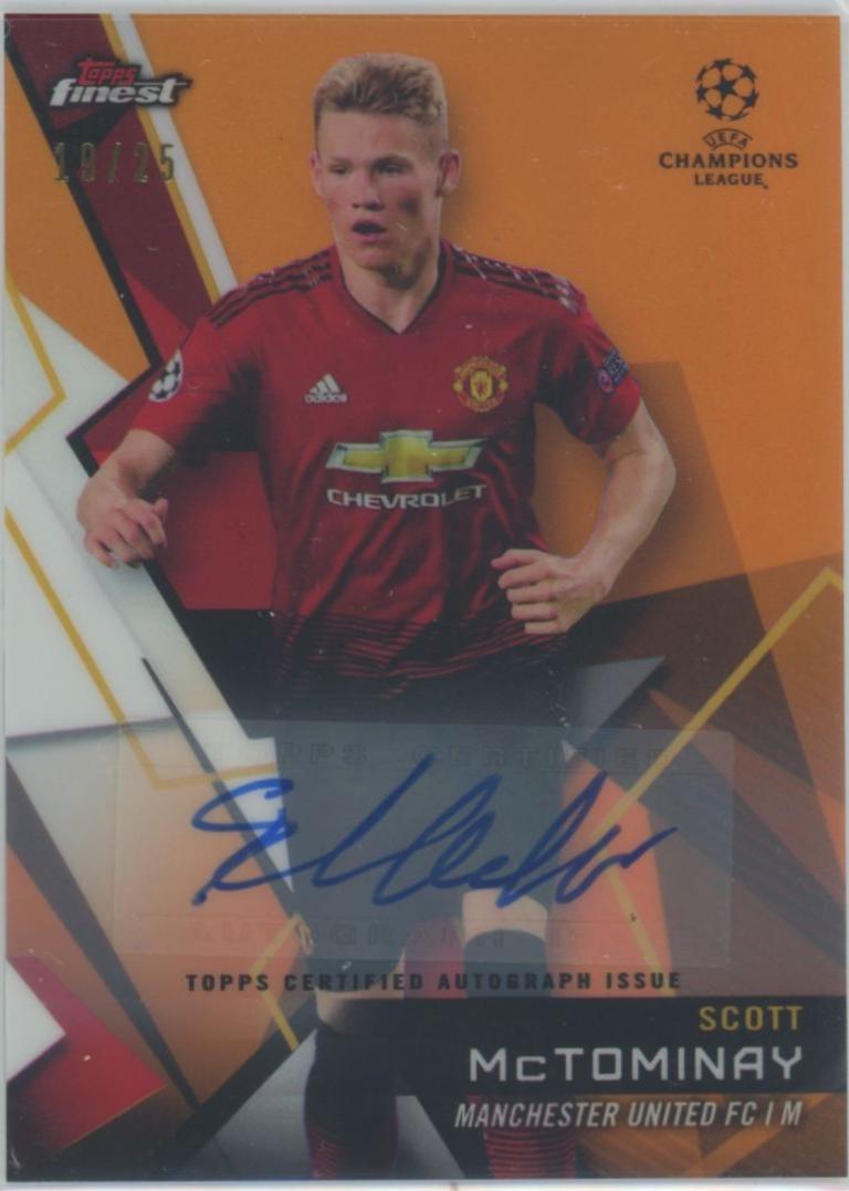 Scott McTominay [Autograph Orange Refractor] #16