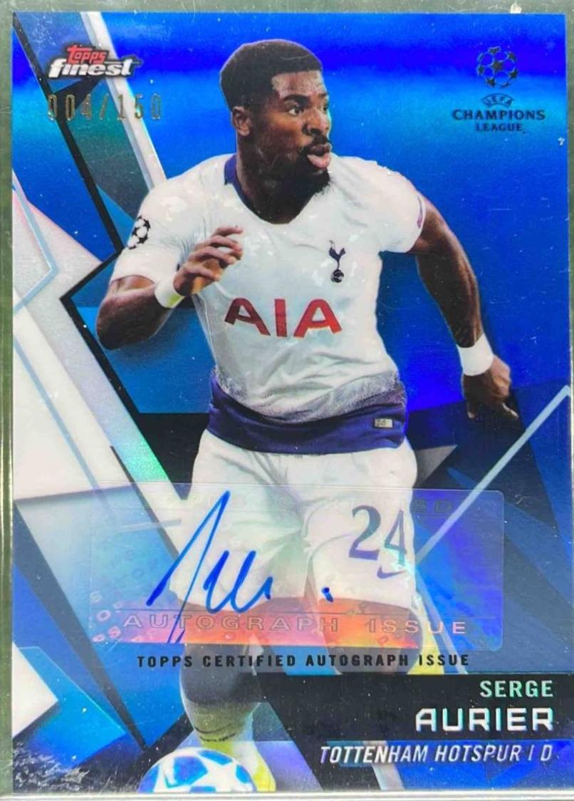 Serge Aurier [Autograph Blue Refractor] #43