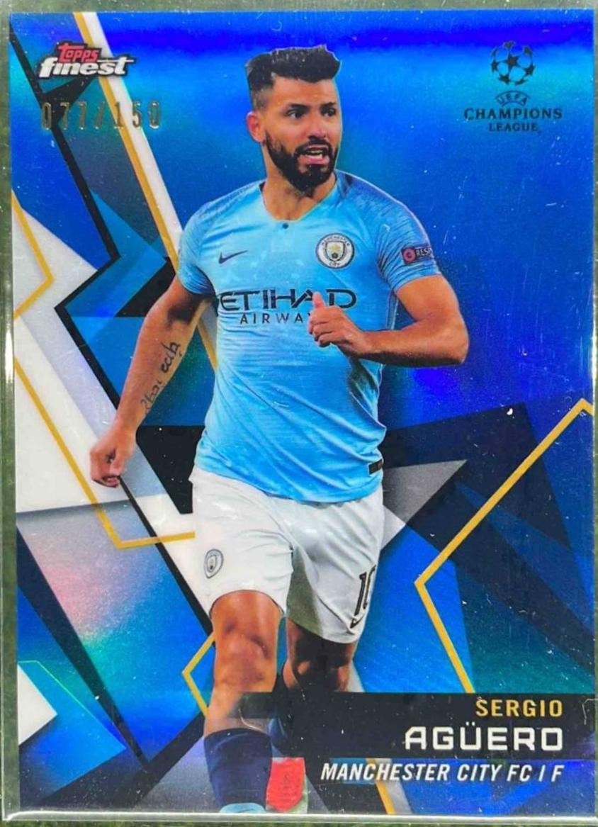 Sergio Aguero [Autograph Blue Refractor] #32