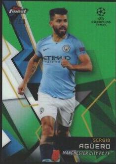 Sergio Aguero [Autograph Green Refractor] #32