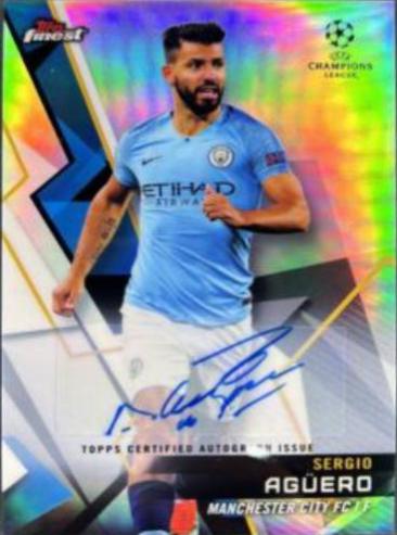 Sergio Aguero [Autograph Red Wave Refractor] #32