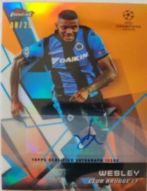 Wesley [Autograph Orange Refractor] #28