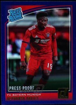 Alphonso Davies [Press Proof Blue] #176