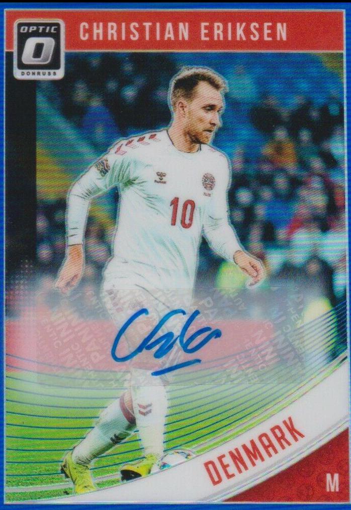 Christian Eriksen [Optic Autograph Blue] #120