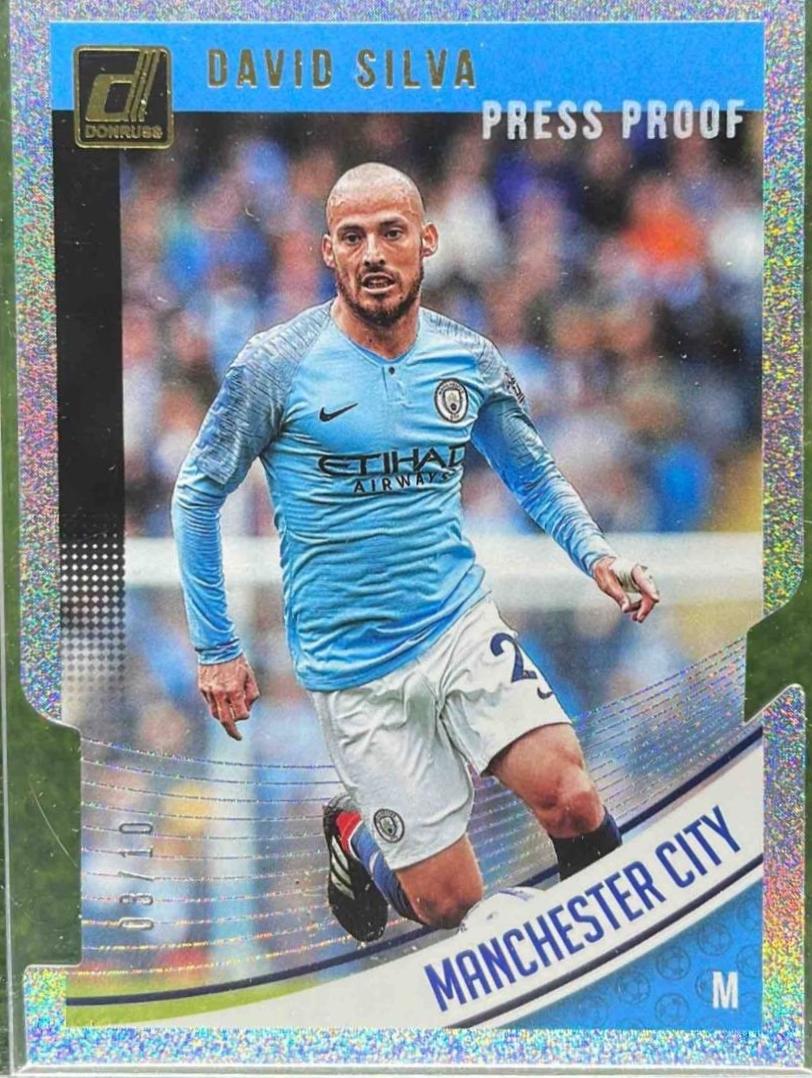 David Silva [Press Proof Gold Die Cut] #42