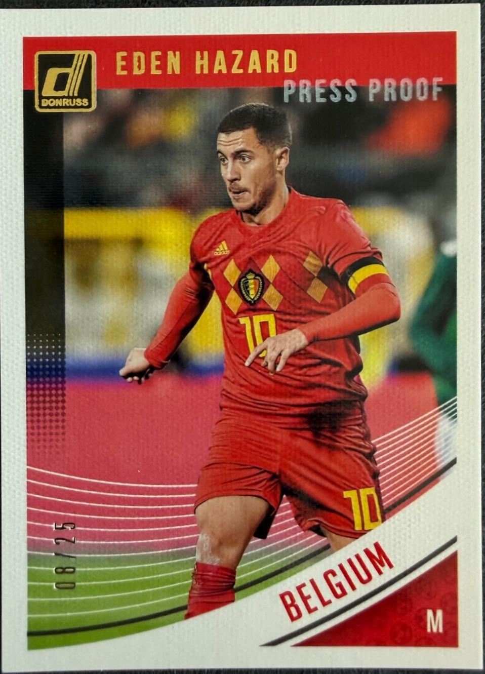 Eden Hazard [Press Proof Canvas] #100