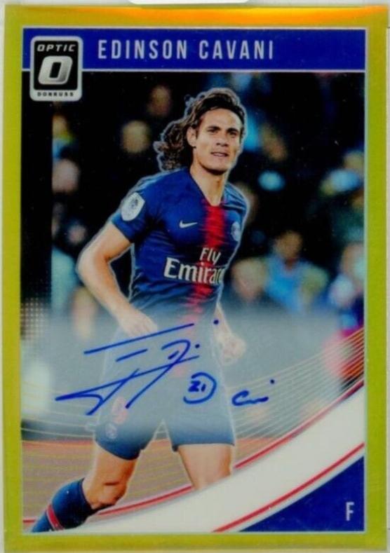 Edinson Cavani [Optic Autograph Gold] #52