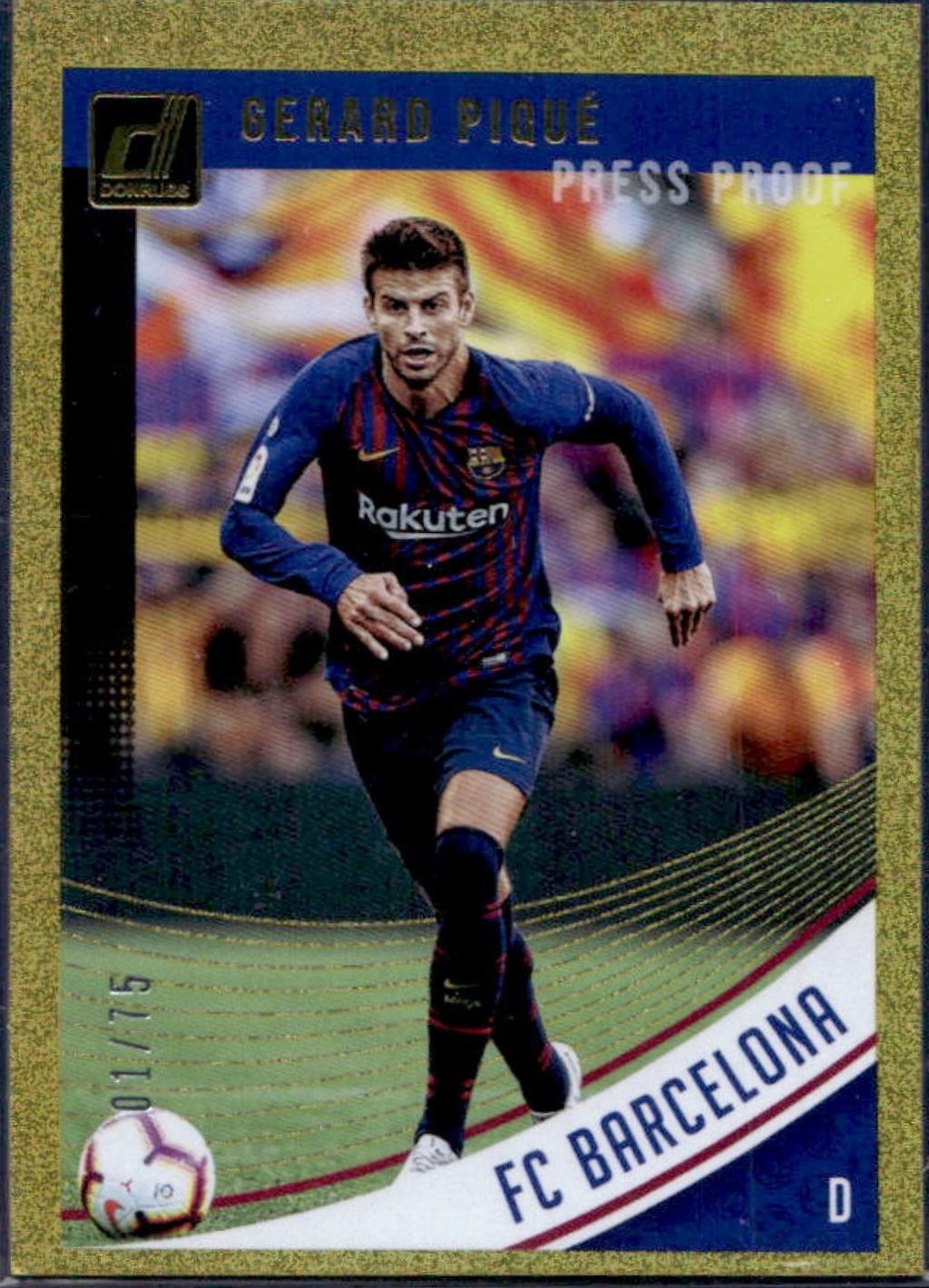 Gerard Pique [Press Proof Gold] #7
