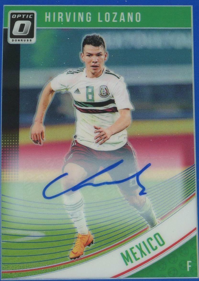 Hirving Lozano [Optic Autograph Blue] #149