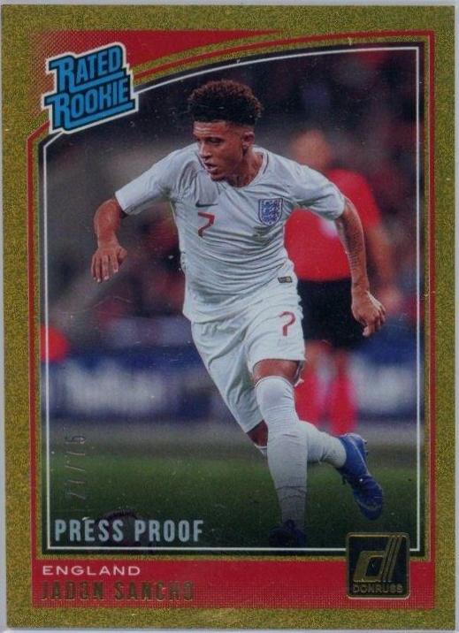 Jadon Sancho [Press Proof Gold] #189