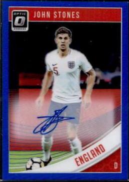 John Stones [Optic Autograph Blue] #128