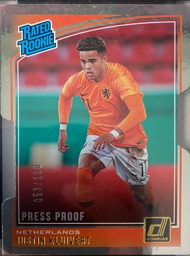 Justin Kluivert [Press Proof Die Cut] #196