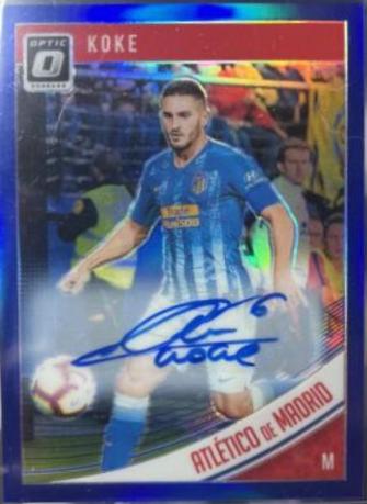 Koke [Optic Autograph Blue] #48