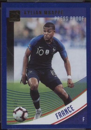 Kylian Mbappe [Press Proof Blue] #132