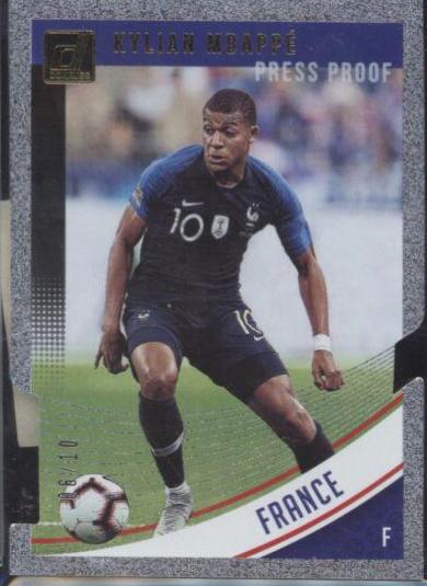 Kylian Mbappe [Press Proof Gold Die Cut] #132