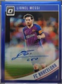 Lionel Messi [Optic Autograph Blue] #1