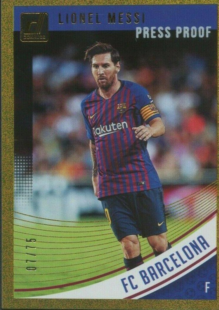 Lionel Messi [Press Proof Gold] #1