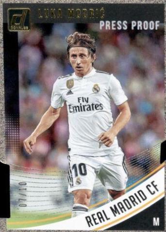 Luka Modric [Press Proof Gold Die Cut] #28