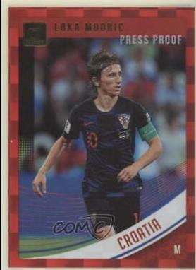 Luka Modric [Press Proof Red] #116