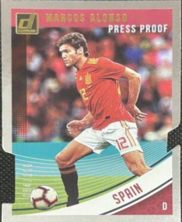 Marcos Alonso [Press Proof Die Cut] #166