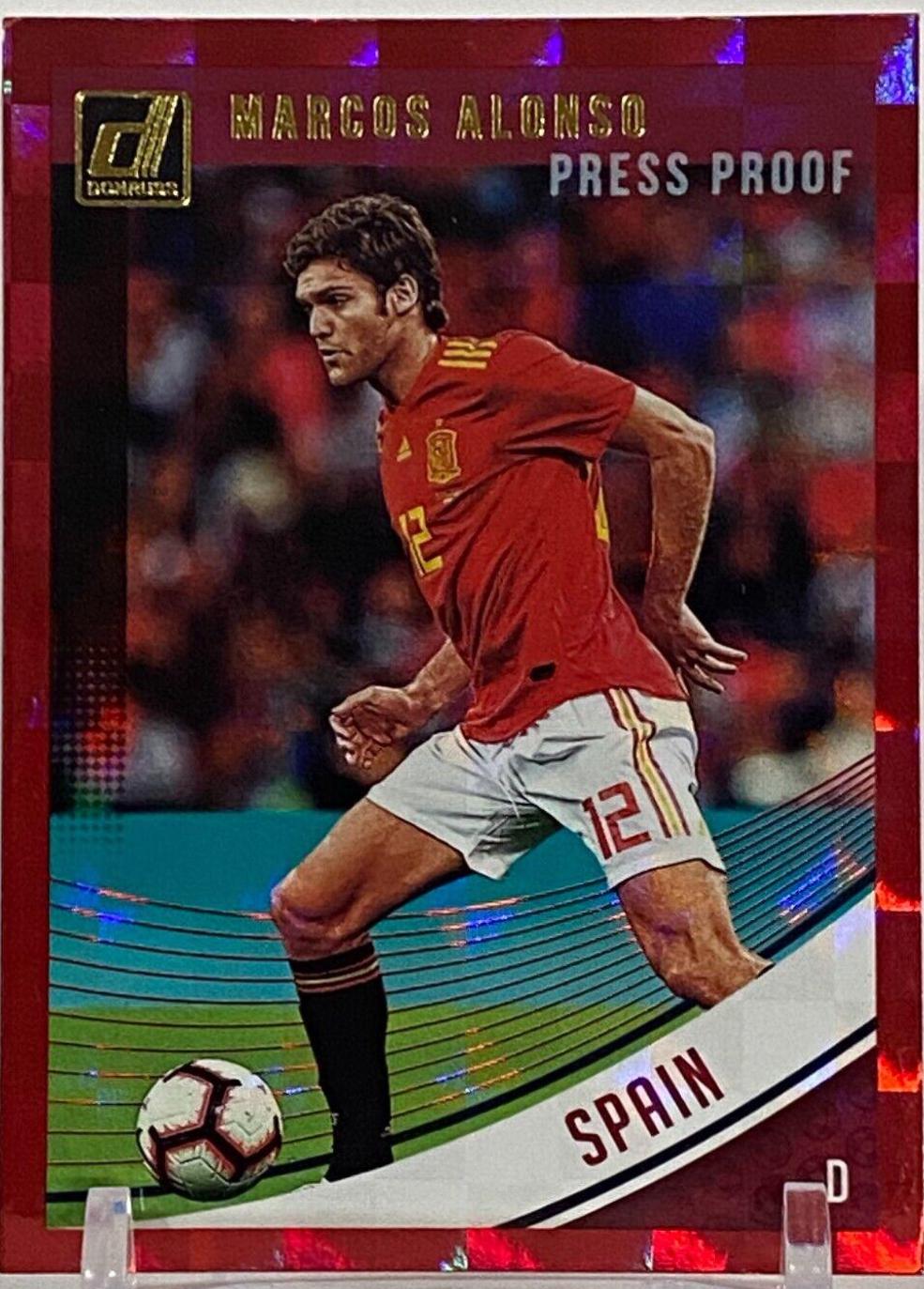 Marcos Alonso [Press Proof Red] #166
