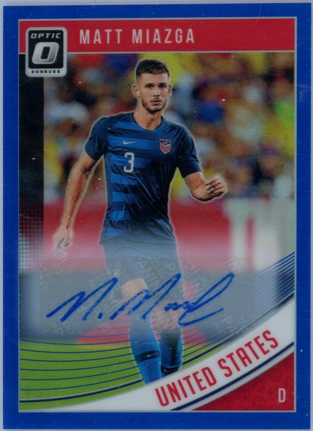 Matt Miazga [Optic Autograph Blue] #174