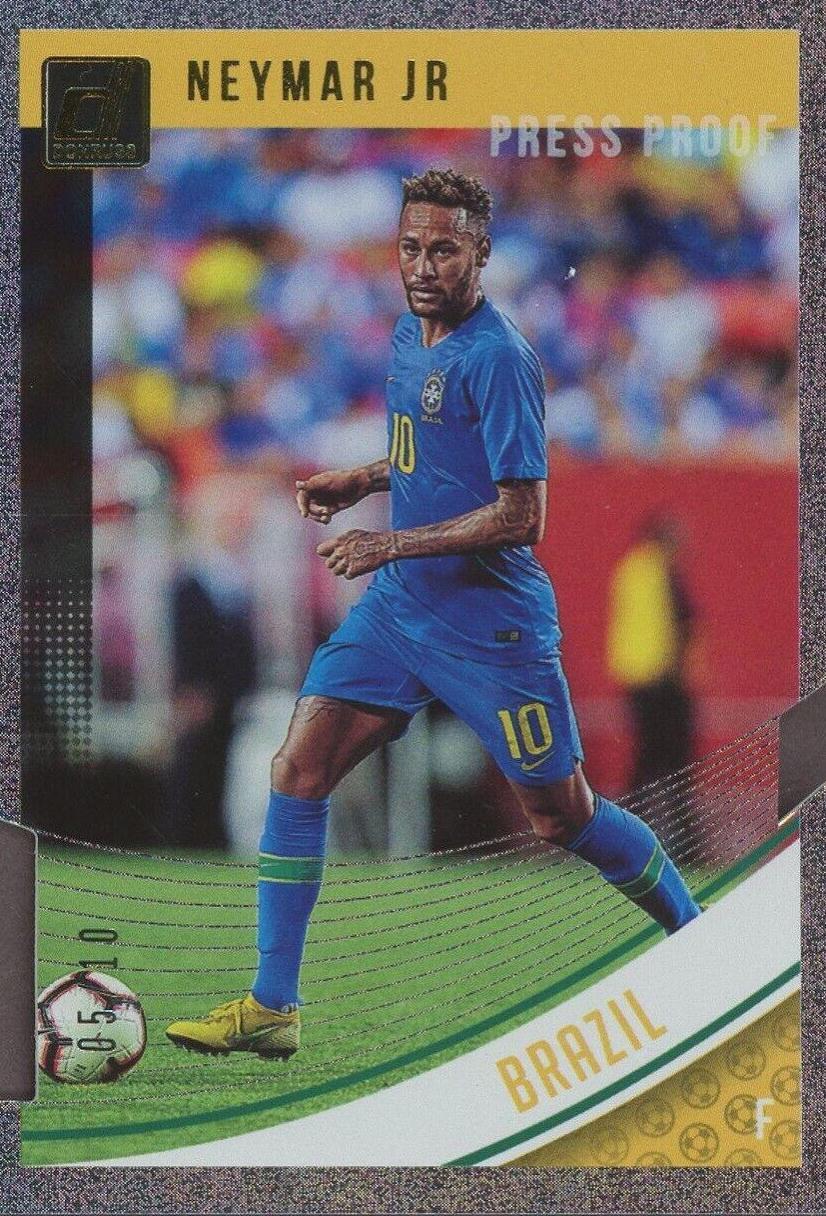 Neymar Jr [Press Proof Gold Die Cut] #104