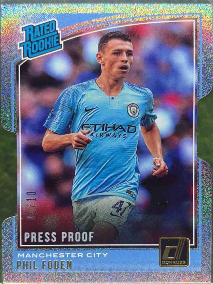 Phil Foden [Press Proof Gold Die Cut] #179