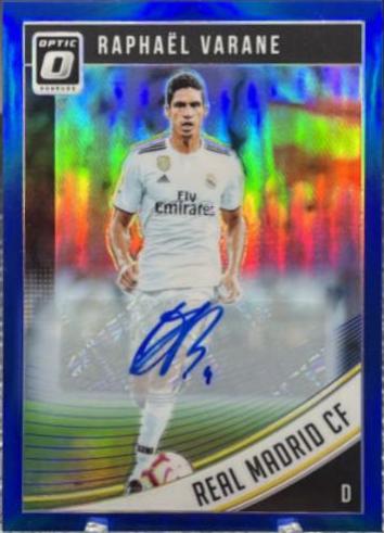 Raphael Varane [Optic Autograph Blue] #30