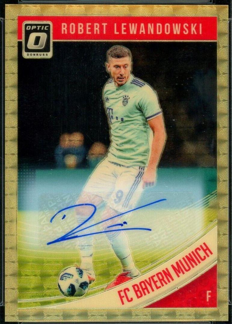 Robert Lewandowski [Optic Autograph Gold] #17