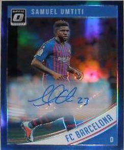 Samuel Umtiti [Optic Autograph Blue] #6