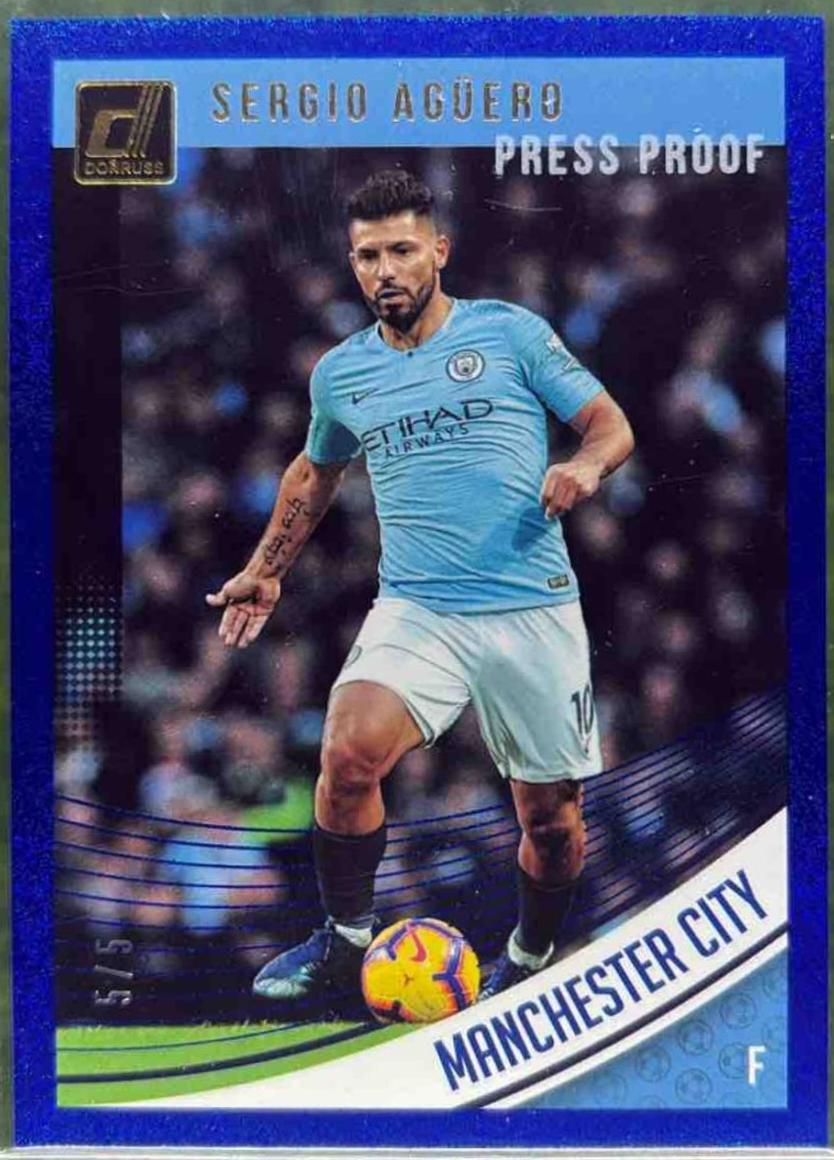 Sergio Aguero [Press Proof Blue] #37