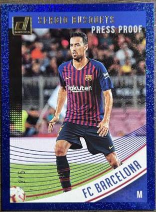 Sergio Busquets [Press Proof Blue] #4