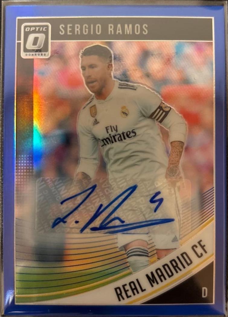 Sergio Ramos [Optic Autograph Blue] #31