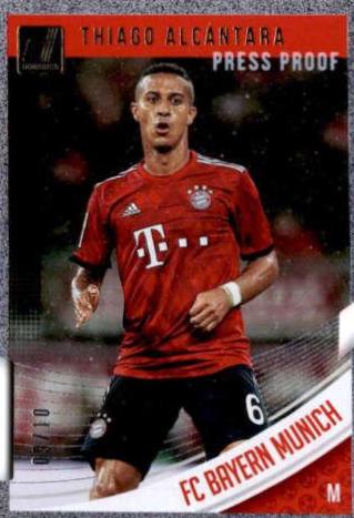 Thiago Alcantara [Press Proof Gold Die Cut] #20