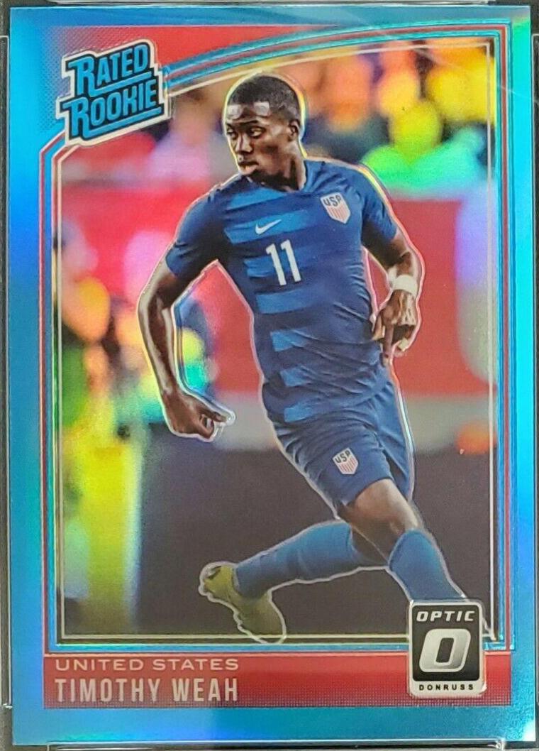 Timothy Weah [Optic Aqua] #198
