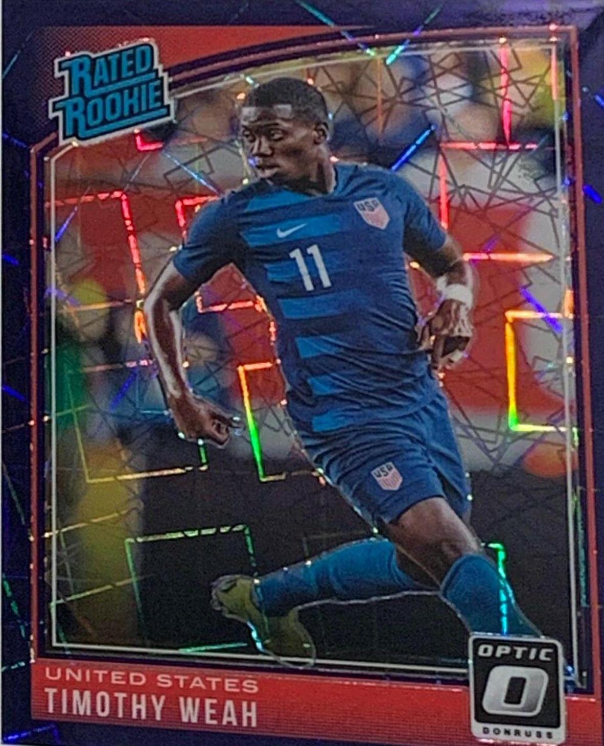 Timothy Weah [Optic Purple Velocity] #198